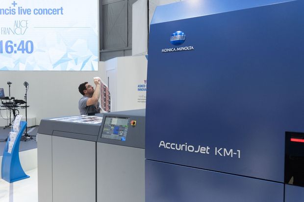 Konica Minolta begeeft zich op de markten voor industrieel printen
