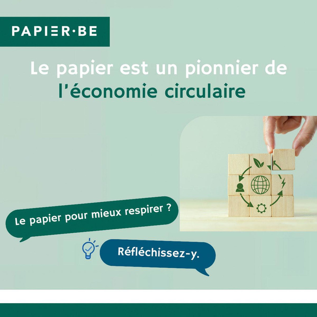 Papier.be lance une campagne sur le rôle crucial du papier 